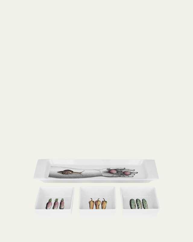 Mano Tray & Bowls Appetizer Set